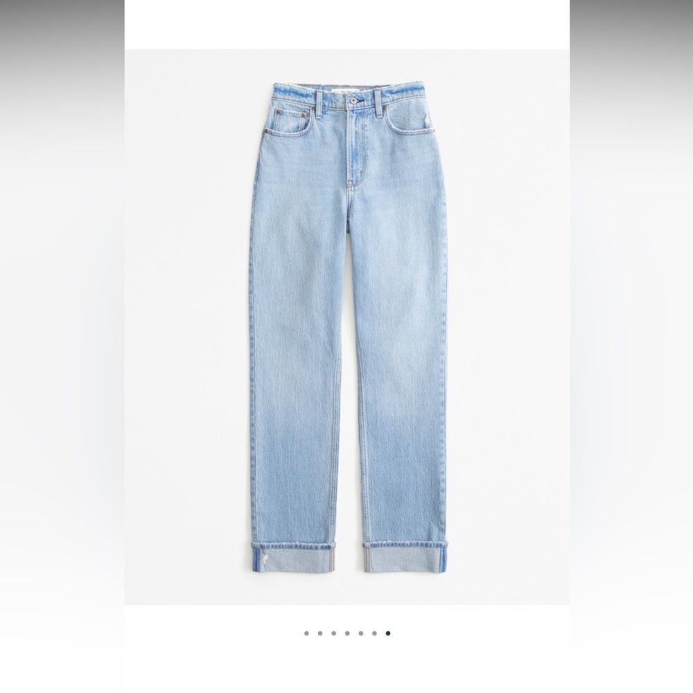 Abercrombie & Fitch The 90s Straight Ultra High Rise size 28/6L